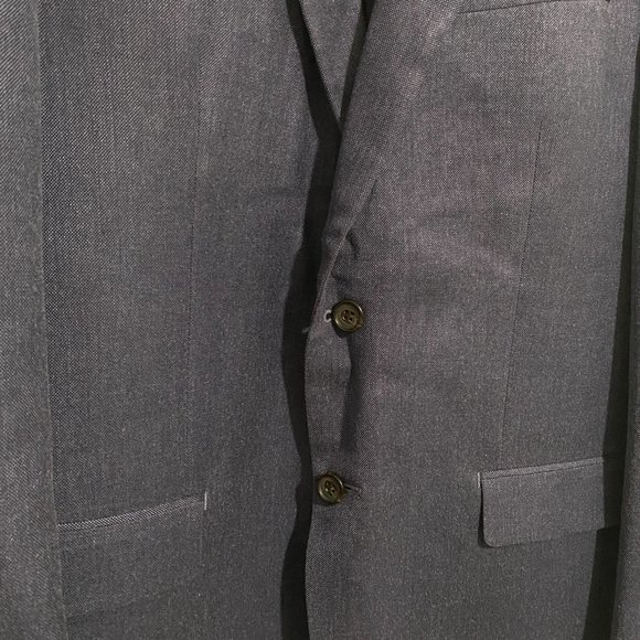 Navy Lauren Ralph Lauren Blazer / Sport Coat Silk Wool Blend - Picture 2 of 10